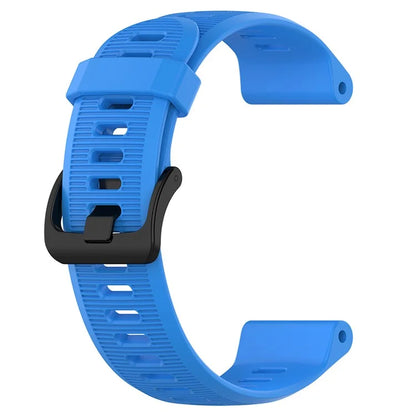 For Garmin Forerunner 945 / 935 Replacement Wrist Band Steel Buckle Textured Silicone Watch Strap