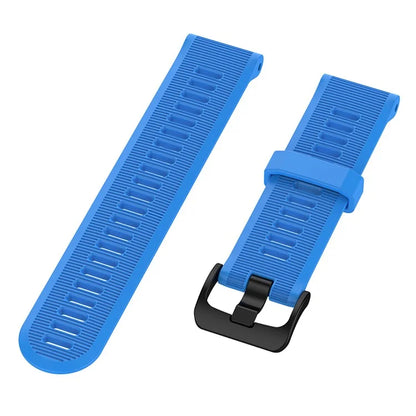 For Garmin Forerunner 945 / 935 Replacement Wrist Band Steel Buckle Textured Silicone Watch Strap