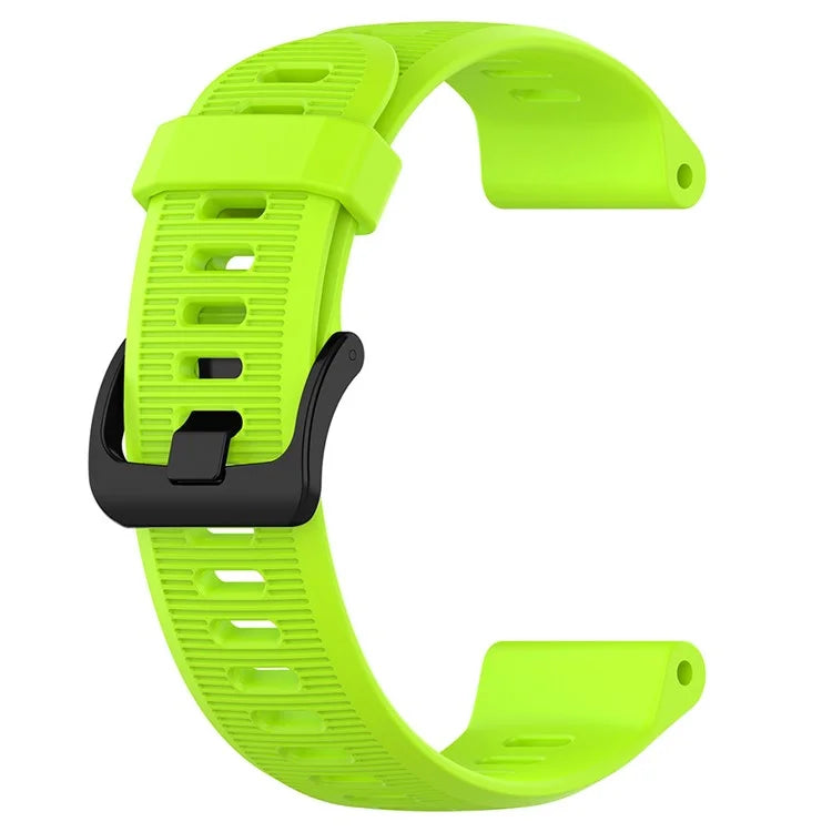 For Garmin Forerunner 945 / 935 Replacement Wrist Band Steel Buckle Textured Silicone Watch Strap