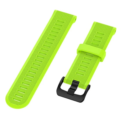 For Garmin Forerunner 945 / 935 Replacement Wrist Band Steel Buckle Textured Silicone Watch Strap