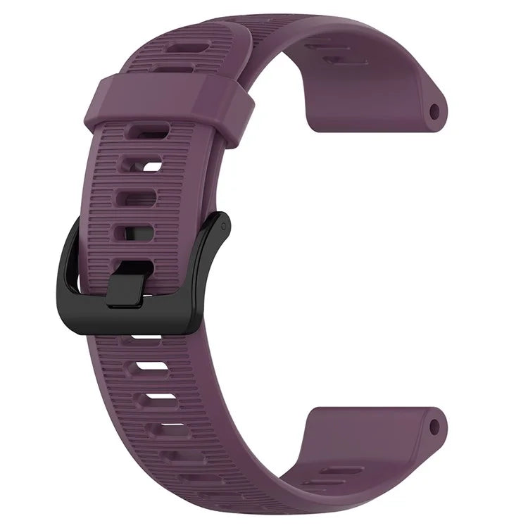 For Garmin Forerunner 945 / 935 Replacement Wrist Band Steel Buckle Textured Silicone Watch Strap