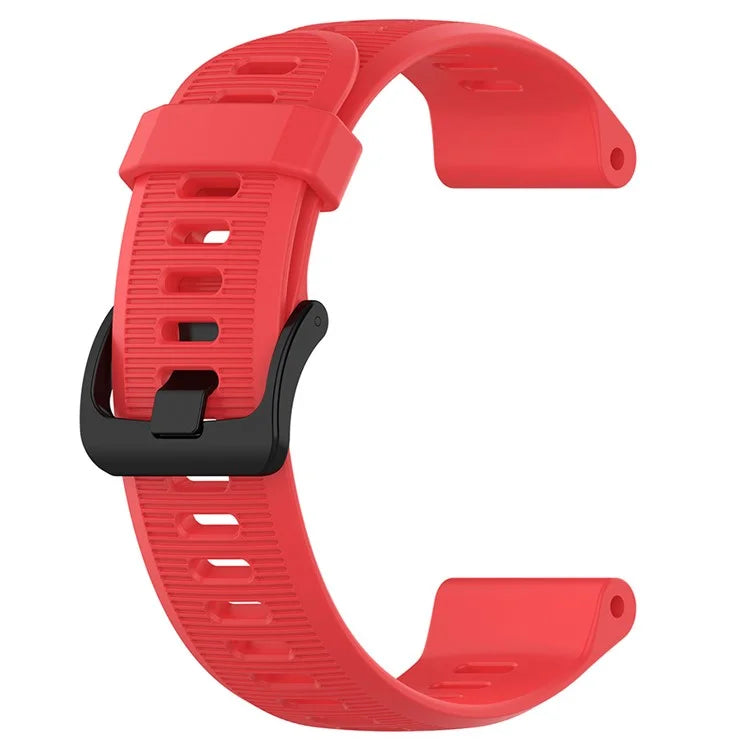 For Garmin Forerunner 945 / 935 Replacement Wrist Band Steel Buckle Textured Silicone Watch Strap