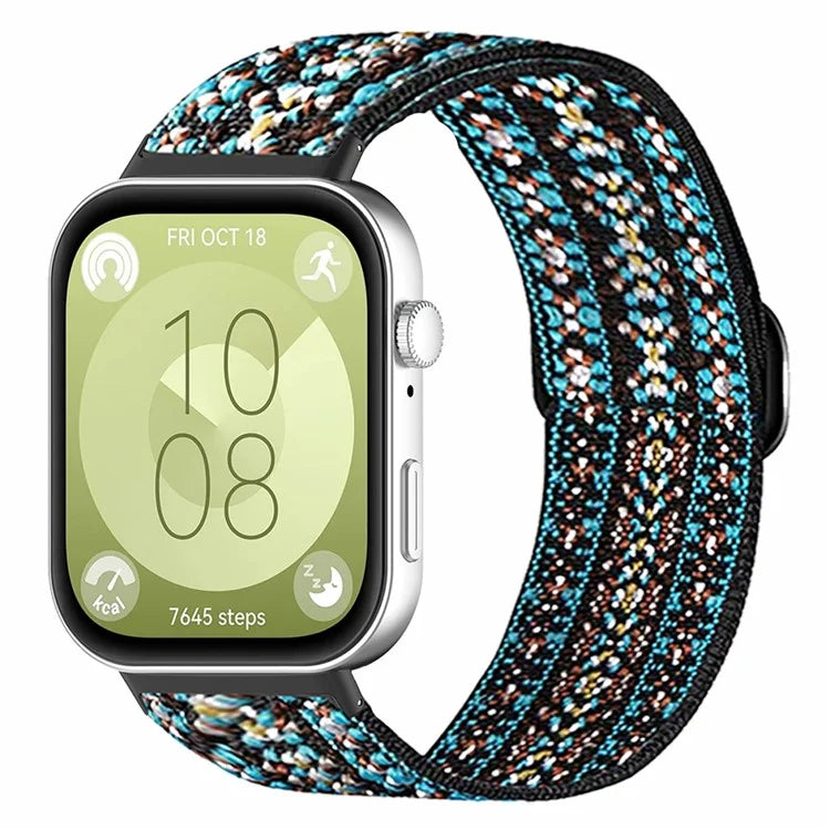 For Huawei Watch Fit 3 Replacement Wrist Band Elastic Breathable Watch Strap