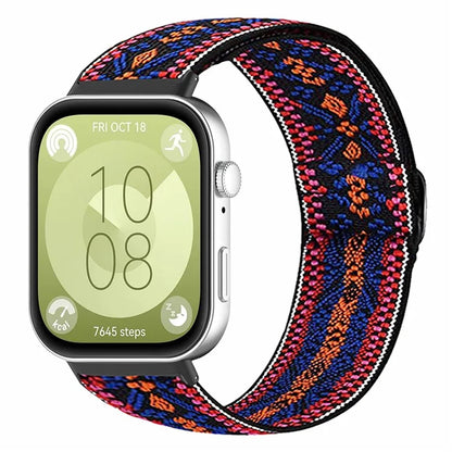 For Huawei Watch Fit 3 Replacement Wrist Band Elastic Breathable Watch Strap