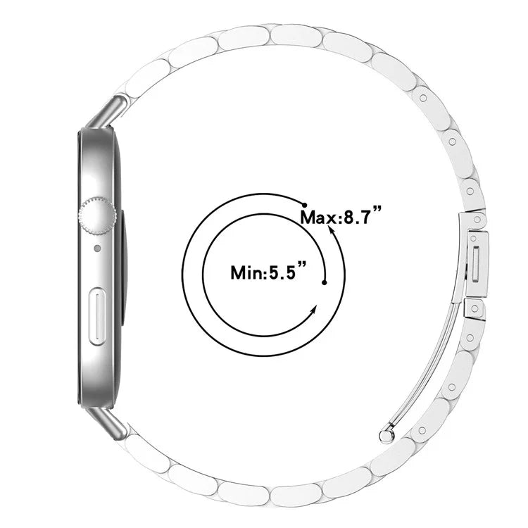 For Huawei Watch Fit 3 Stainless Steel Strap Smart Watch Replacement Band with Tool