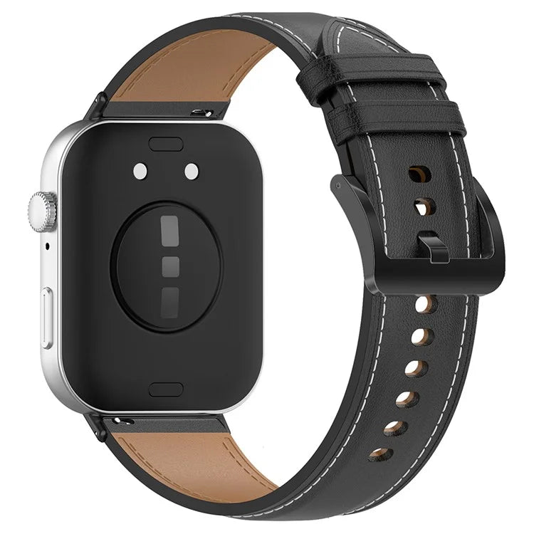 For Huawei Watch Fit 3 Watch Strap Genuine Cow Leather Adjustable Wrist Band