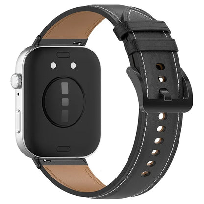 For Huawei Watch Fit 3 Watch Strap Genuine Cow Leather Adjustable Wrist Band