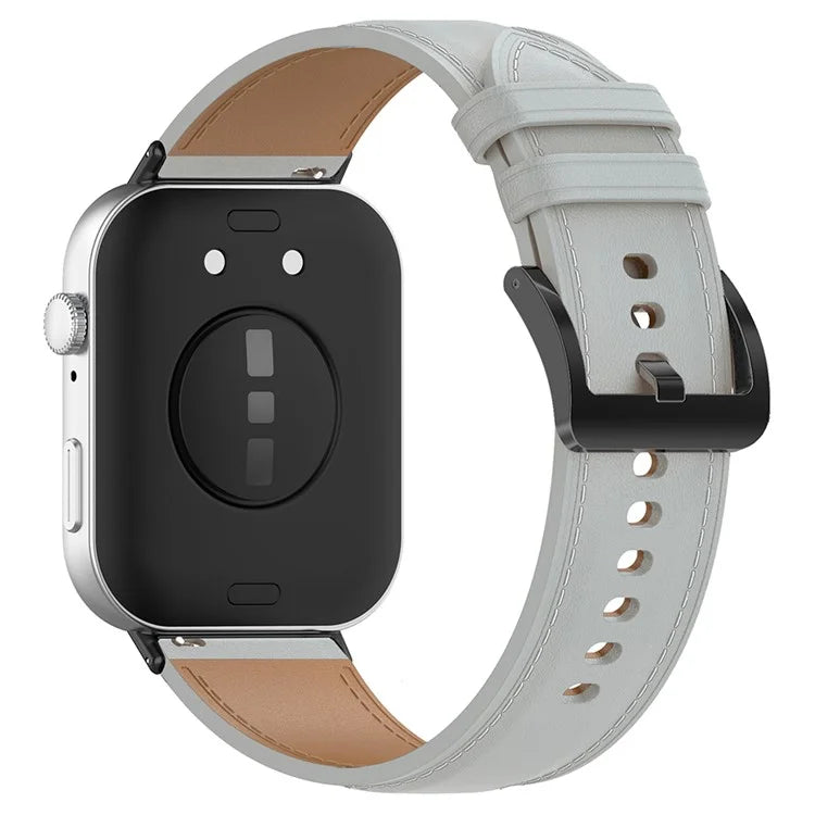For Huawei Watch Fit 3 Watch Strap Genuine Cow Leather Adjustable Wrist Band