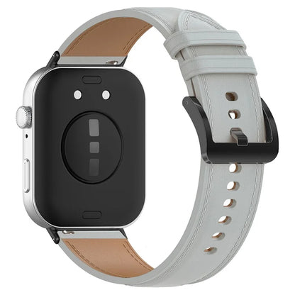 For Huawei Watch Fit 3 Watch Strap Genuine Cow Leather Adjustable Wrist Band