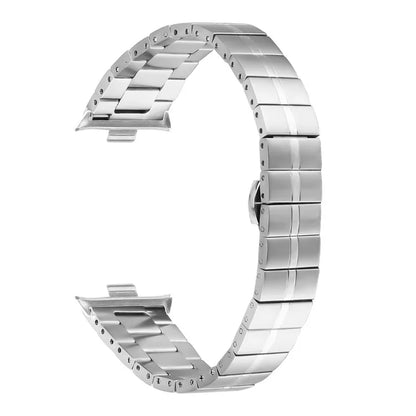 For Xiaomi Smart Band 8 Pro Smartwatch Strap Hard Stainless Steel Slim Wrist Band