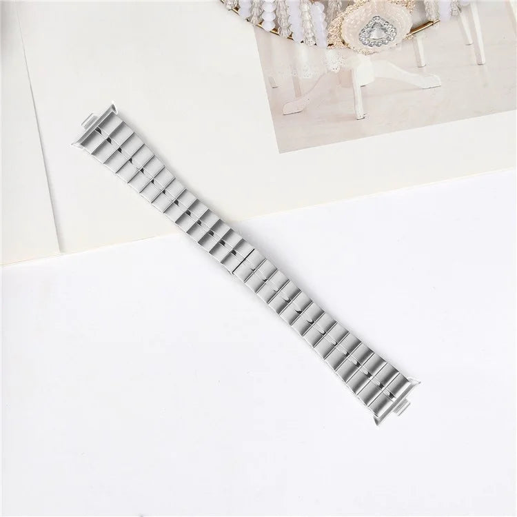 For Xiaomi Smart Band 8 Pro Smartwatch Strap Hard Stainless Steel Slim Wrist Band