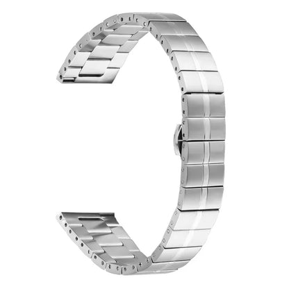 For Huami Amazfit Youth Edition 20mm Line Design Stainless Steel Strap Replacement Watch Band