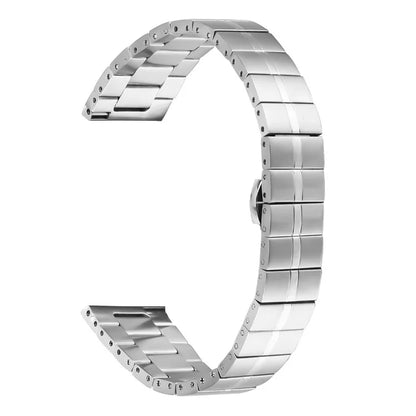 For Garmin Approach S40 / Forerunner 158 Stainless Steel Strap Line Design Replacement Wrist Band