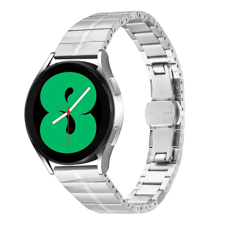 For Garmin Approach S40 / Forerunner 158 Stainless Steel Strap Line Design Replacement Wrist Band