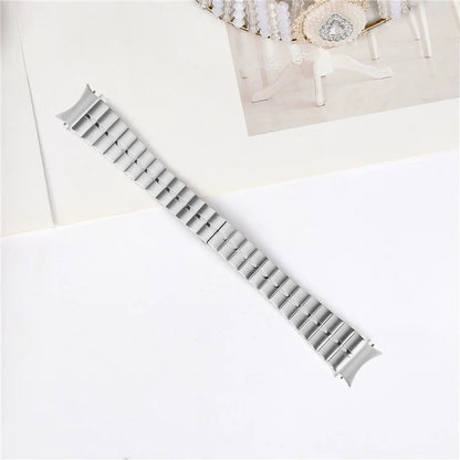For Samsung Galaxy Watch6 / Watch6 Classic Stainless Steel Smartwatch Strap Wrist Band