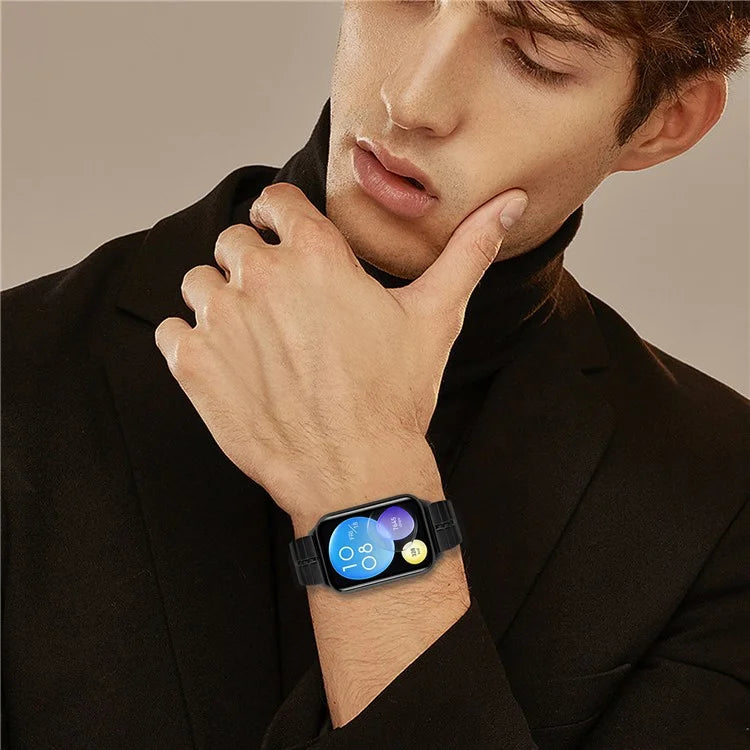 For Xiaomi Redmi Watch 4 Stainless Steel Watch Strap Replacement Wrist Band