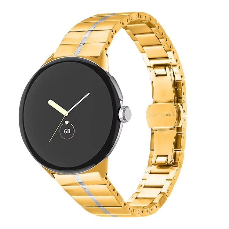 For Google Pixel Watch / Watch 2 Stainless Steel Watch Strap Replacement Wrist Band