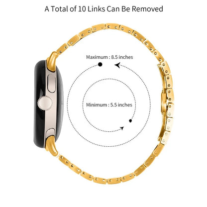 For Google Pixel Watch / Watch 2 Stainless Steel Watch Strap Replacement Wrist Band