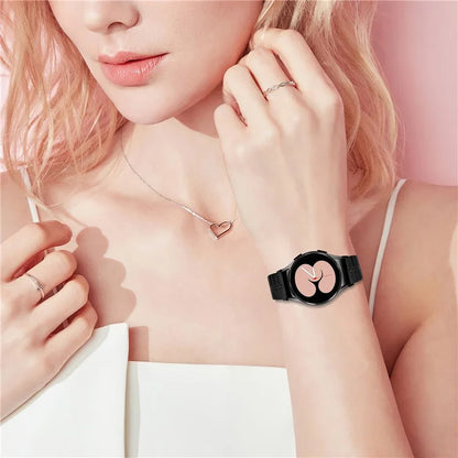 For Samsung Galaxy Watch6 40mm / 44mm / Watch6 Classic 43mm / 47mm Stainless Steel Strap with Quick Release Connector