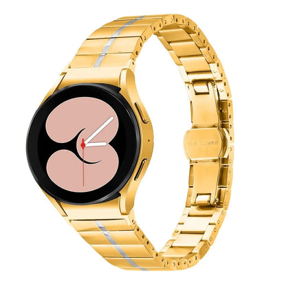 For Samsung Galaxy Watch6 40mm / 44mm / Watch6 Classic 43mm / 47mm Stainless Steel Strap with Quick Release Connector