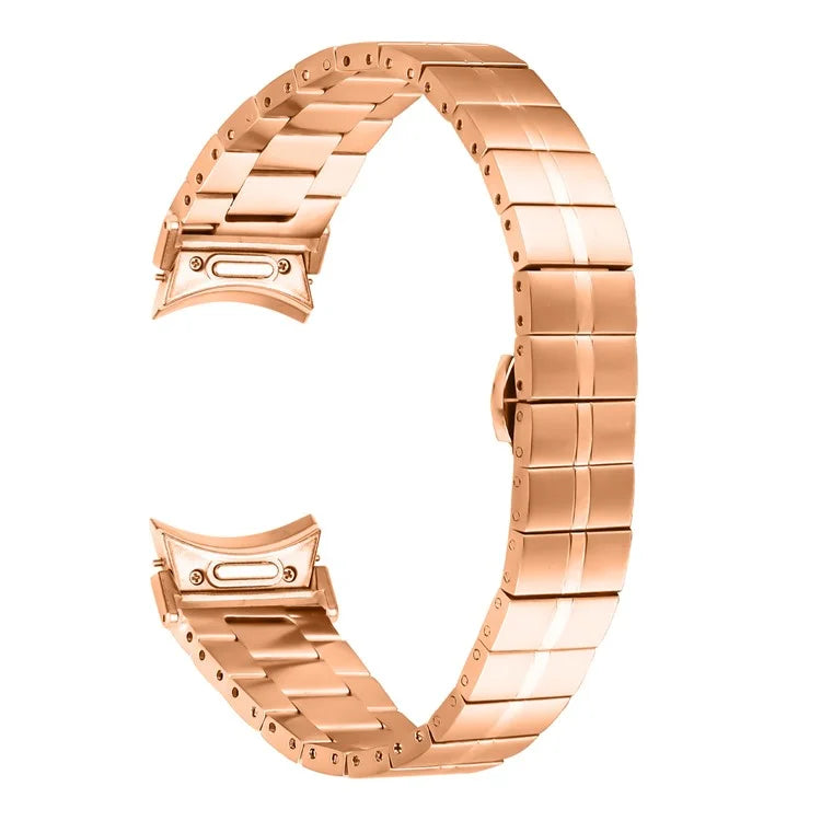 For Samsung Galaxy Watch6 40mm / 44mm / Watch6 Classic 43mm / 47mm Stainless Steel Strap with Quick Release Connector