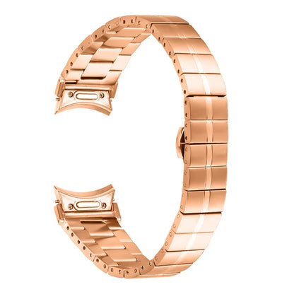For Samsung Galaxy Watch6 40mm / 44mm / Watch6 Classic 43mm / 47mm Stainless Steel Strap with Quick Release Connector