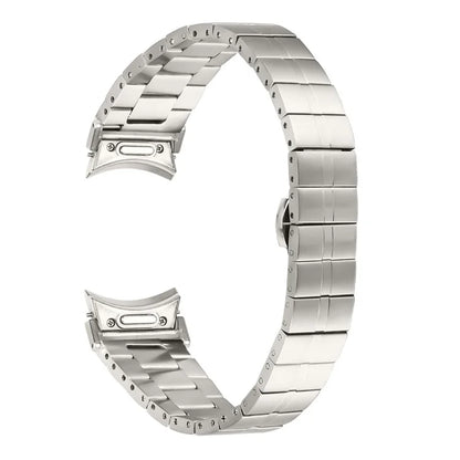 For Samsung Galaxy Watch6 40mm / 44mm / Watch6 Classic 43mm / 47mm Stainless Steel Strap with Quick Release Connector