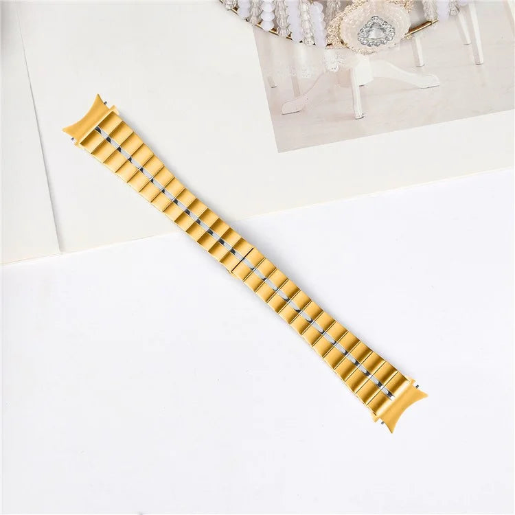For Samsung Galaxy Watch FE 40mm / Watch4 40mm 44mm / Watch 5 40mm 44mm Stainless Steel Watch Strap Wrist Band