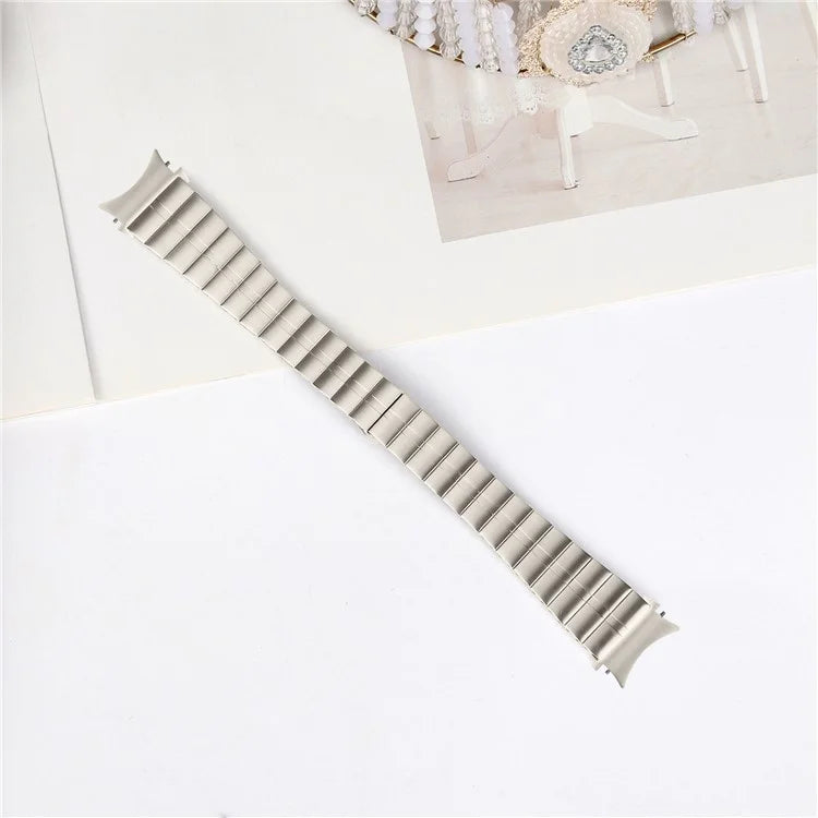 For Samsung Galaxy Watch FE 40mm / Watch4 40mm 44mm / Watch 5 40mm 44mm Stainless Steel Watch Strap Wrist Band