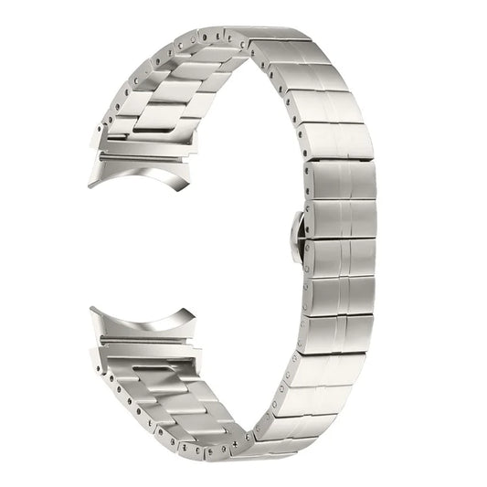 For Samsung Galaxy Watch6 40mm / 44mm / Watch6 Classic 43mm / 47mm Stainless Steel Strap Stylish Wrist Band