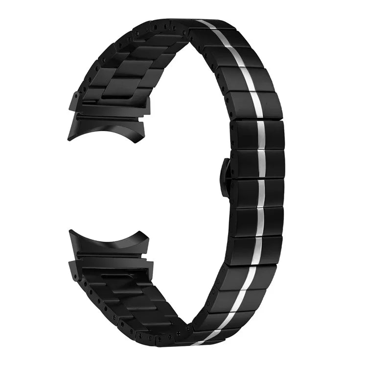 For Samsung Galaxy Watch6 40mm / 44mm / Watch6 Classic 43mm / 47mm Stainless Steel Strap Stylish Wrist Band