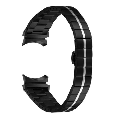 For Samsung Galaxy Watch6 40mm / 44mm / Watch6 Classic 43mm / 47mm Stainless Steel Strap Stylish Wrist Band