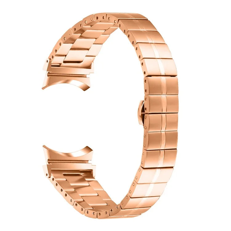 For Samsung Galaxy Watch6 40mm / 44mm / Watch6 Classic 43mm / 47mm Stainless Steel Strap Stylish Wrist Band