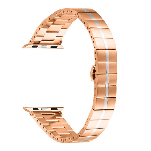For Apple Watch Series 9 8 7 41mm  /  6 5 4 SE (2022) SE (2023) SE 40mm  /  3 2 1 38mm Stainless Steel Strap