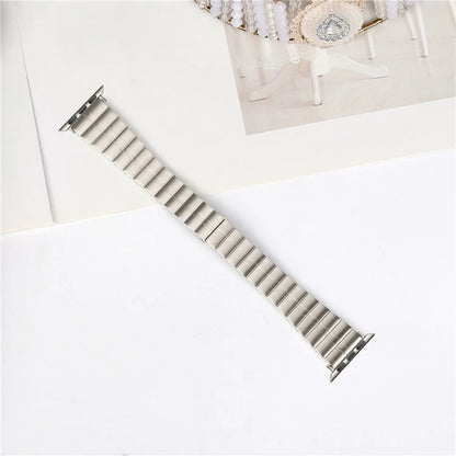 For Apple Watch Series 9 8 7 41mm  /  6 5 4 SE (2022) SE (2023) SE 40mm  /  3 2 1 38mm Stainless Steel Strap