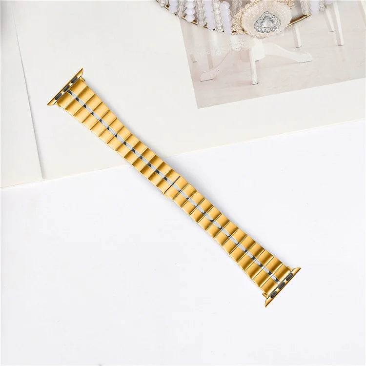 For Apple Watch Ultra 2 Ultra 49mm  /  Series 9 8 7 45mm  /  6 5 4 SE (2022) SE (2023) SE 44mm  /  3 2 1 42mm Stainless Steel Strap