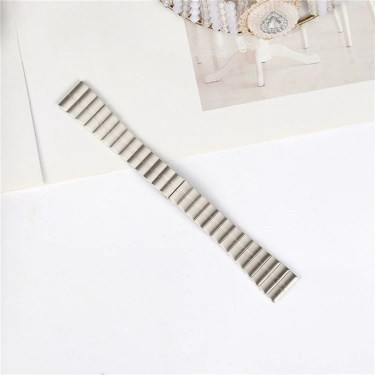 For Garmin Forerunner 245 / 245 Music Smartwatch Band Stainless Steel Wrist Strap