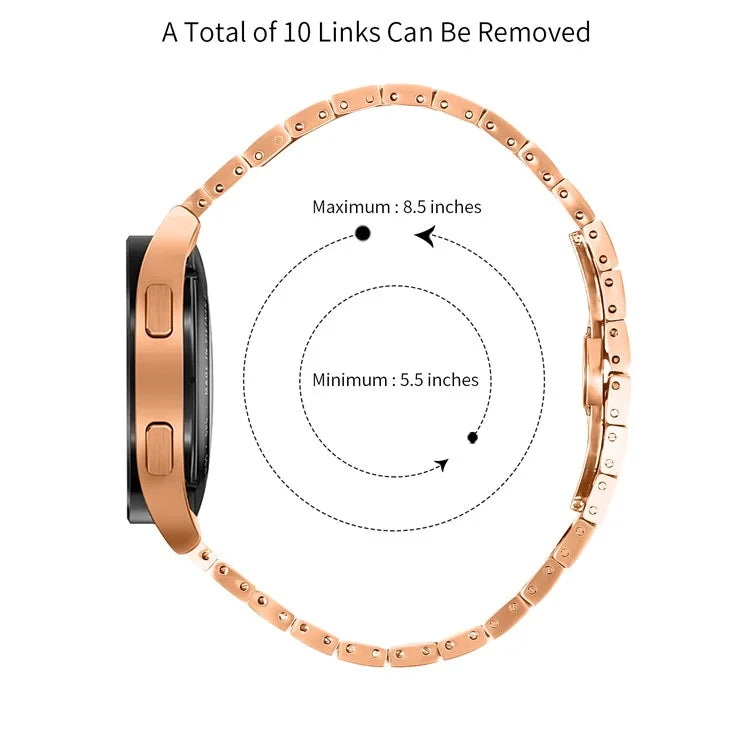 For Garmin Vivoactive 3 / Vivoactive 3 Music Stainless Steel Watch Strap Replacement Wrist Band