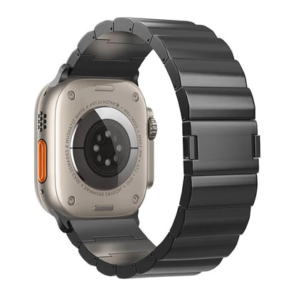 For Apple Watch Ultra 2 Ultra 49mm / Series 9 8 7 45mm / 6 5 4 SE (2022) SE (2023) SE 44mm / 3 2 1 42mm Titanium Alloy Magnetic Strap