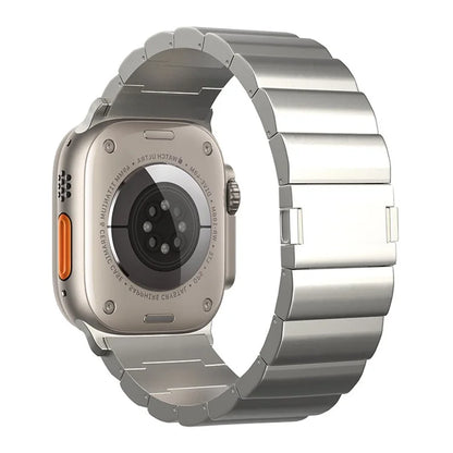 For Apple Watch Series 9 8 7 41mm / 6 5 4 SE (2022) SE (2023) SE 40mm / 3 2 1 38mm Titanium Alloy Watch Band Magnetic Lock