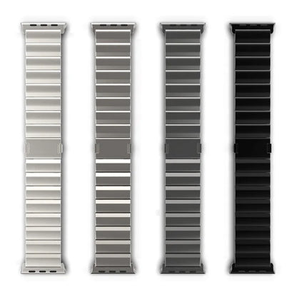 For Apple Watch Series 9 8 7 41mm / 6 5 4 SE (2022) SE (2023) SE 40mm / 3 2 1 38mm Titanium Alloy Watch Band Magnetic Lock