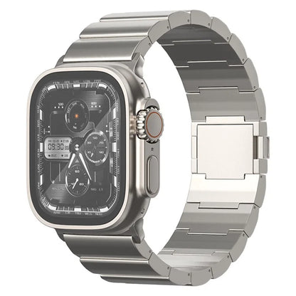 For Apple Watch Series 9 8 7 41mm / 6 5 4 SE (2022) SE (2023) SE 40mm / 3 2 1 38mm Titanium Alloy Watch Band Magnetic Lock