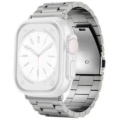 For Apple Watch Ultra 2 Ultra 49mm / Series 9 8 7 45mm / 6 5 4 SE (2022) SE (2023) SE 44mm / 3 2 1 42mm Titanium Alloy Band 3-Bead
