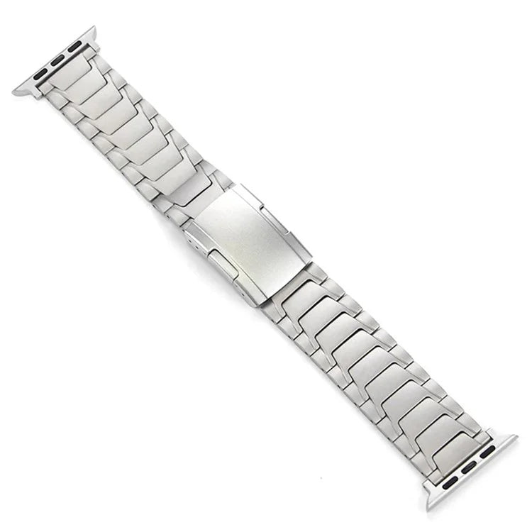 For Apple Watch Ultra 2 Ultra 49mm / Series 9 8 7 45mm / 6 5 4 SE (2022) SE (2023) SE 44mm / 3 2 1 42mm Titanium Alloy Strap Turtleback Clasp