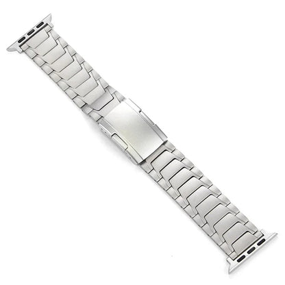 For Apple Watch Ultra 2 Ultra 49mm / Series 9 8 7 45mm / 6 5 4 SE (2022) SE (2023) SE 44mm / 3 2 1 42mm Titanium Alloy Strap Turtleback Clasp