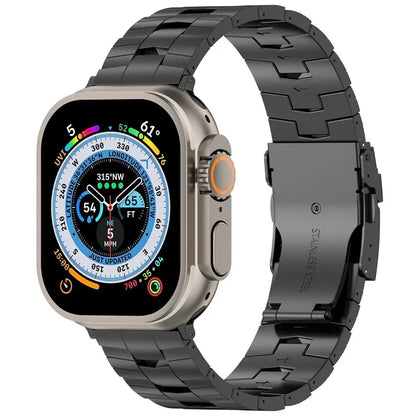 For Apple Watch Ultra 2 Ultra 49mm / Series 9 8 7 45mm / 6 5 4 SE (2022) SE (2023) SE 44mm / 3 2 1 42mm Titanium Alloy Strap