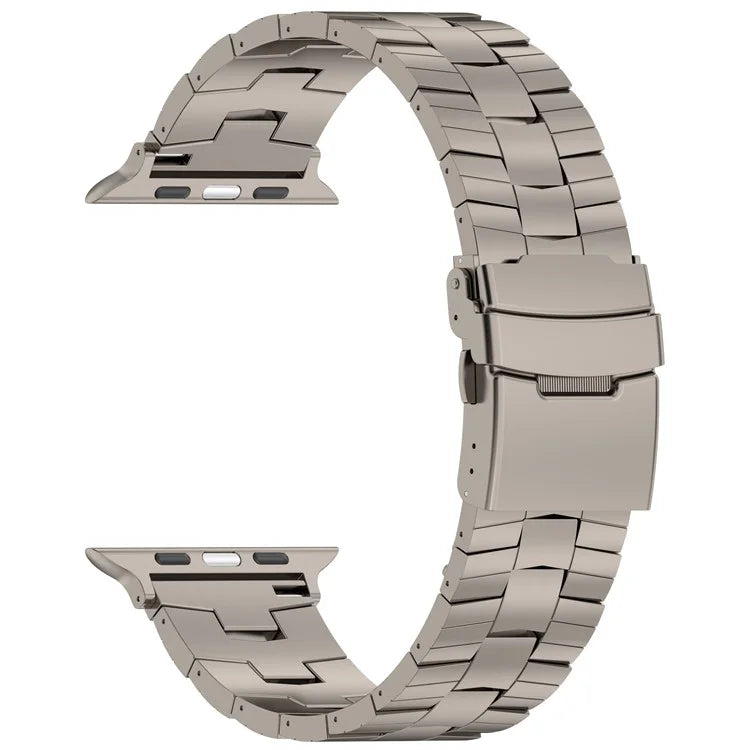 For Apple Watch Ultra 2 Ultra 49mm / Series 9 8 7 45mm / 6 5 4 SE (2022) SE (2023) SE 44mm / 3 2 1 42mm Titanium Alloy Strap