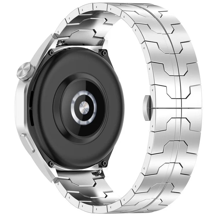 For Huawei Watch GT4 / Xiaomi Mi Watch / Samsung Watch Strap 22mm Titanium Alloy Band