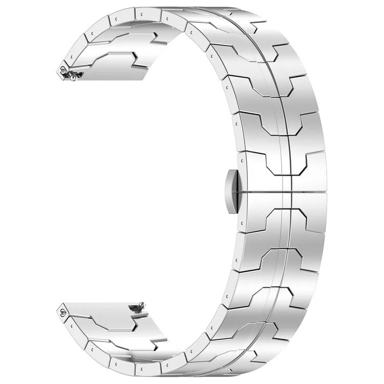 For Huawei Watch GT4 / Xiaomi Mi Watch / Samsung Watch Strap 22mm Titanium Alloy Band