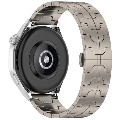For Huawei Watch GT4 / Xiaomi Mi Watch / Samsung Watch Strap 22mm Titanium Alloy Band